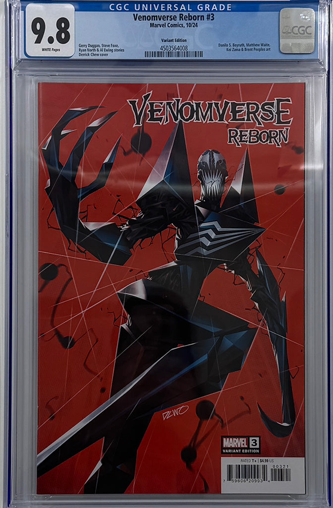VENOMVERSE REBORN #3 | DERRICK CHEW SYMBIOTE VARIANT | CGC 9.8