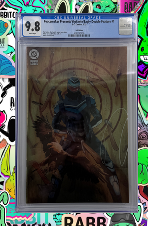 Peacemaker Presents The Vigilante Eagly Double Feature #1 (Of 5) | Cover D Mitch Gerads Foil Variant | CGC 9.8