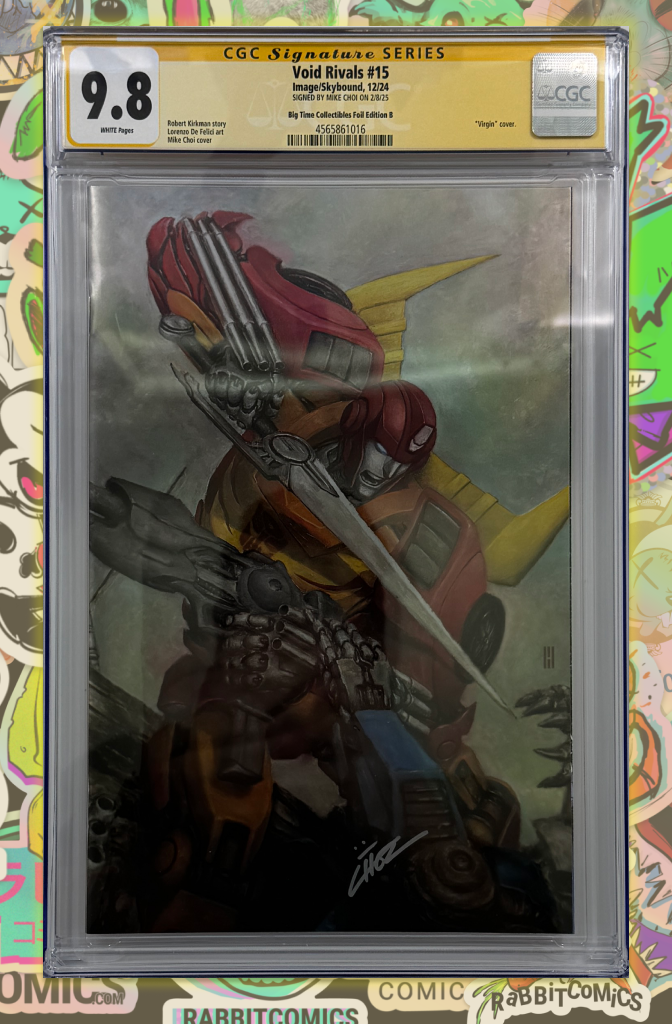 VOID RIVALS #15 | MIKE CHOI MEGACON FOIL VARIANT | SIGNED BY MIKE CHOI | CGC SS 9.8