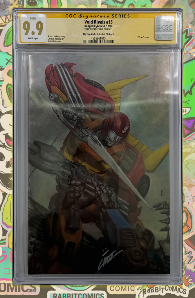 VOID RIVALS #15 | MIKE CHOI MEGACON FOIL VARIANT | SIGNED BY MIKE CHOI | CGC SS 9.9