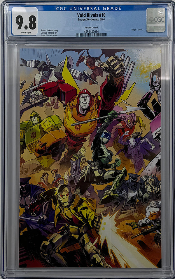 VOID RIVALS #10 | CVR F JASON HOWARD CONNECTING EU ANNIVERSARY VARIANT | CGC 9.8