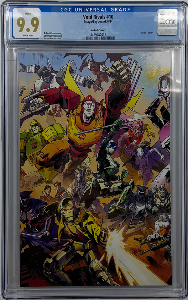 VOID RIVALS #10 | CVR F JASON HOWARD CONNECTING EU ANNIVERSARY VARIANT | CGC 9.9