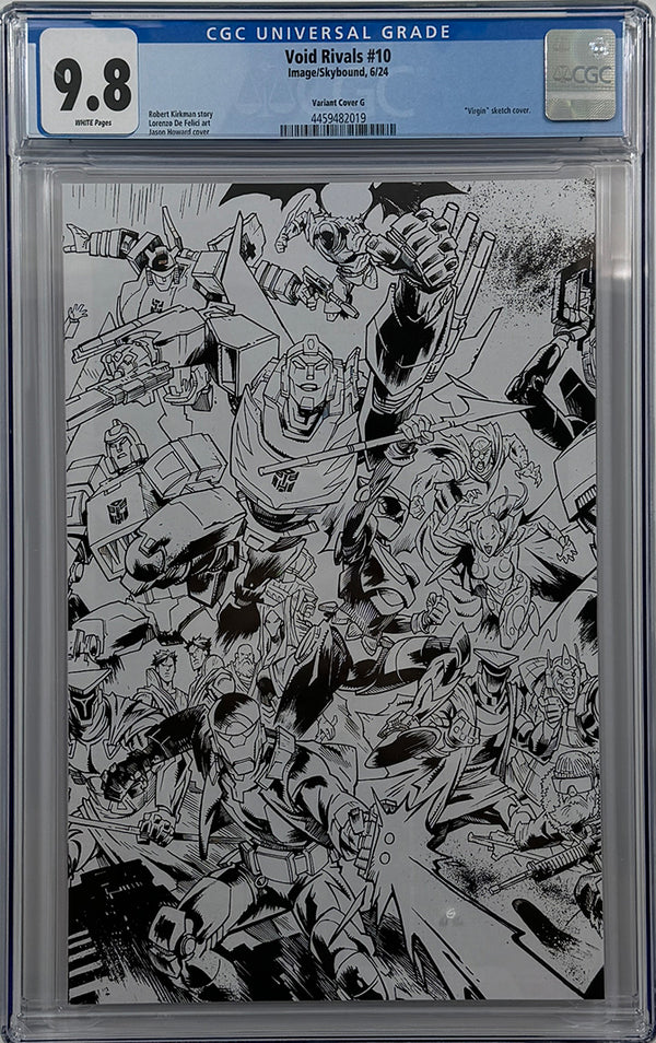 VOID RIVALS #10 | CVR F JASON HOWARD B&W CONNECTING EU ANNIVERSARY VARIANT | CGC 9.8