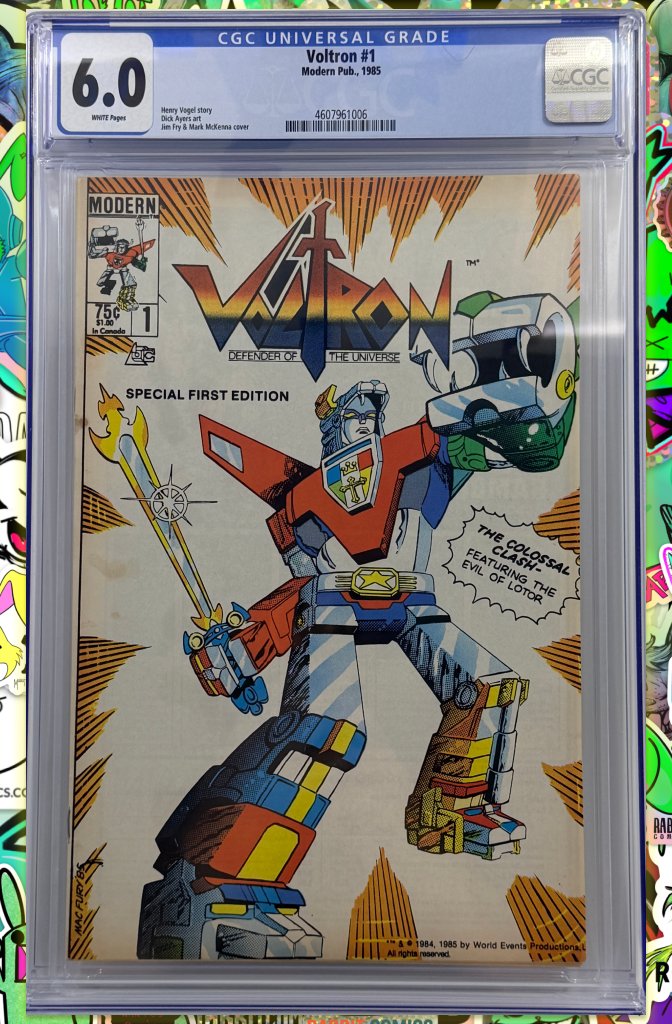 Voltron #1 (1985) | 1st Voltron Comic | CGC 6.0