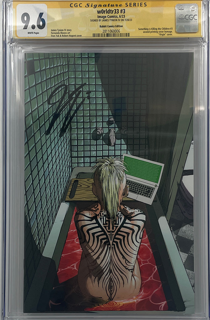 W0RLDTR33 #3 | STAN YAK RABBIT COMICS EXCLUSIVE | CGC SS 9.6