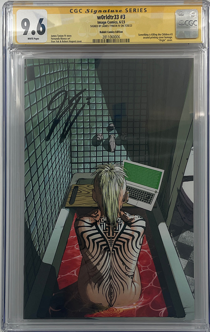 W0RLDTR33 #3 | STAN YAK RABBIT COMICS EXCLUSIVE | CGC SS 9.6 – Rabbit ...