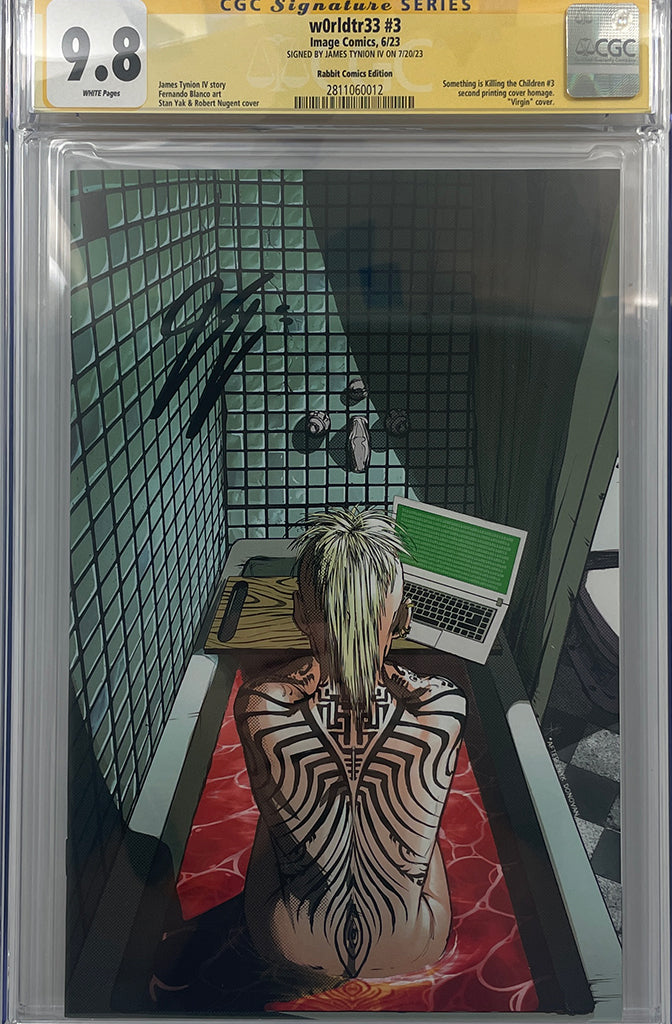 W0RLDTR33 #3 | STAN YAK RABBIT COMICS EXCLUSIVE | CGC SS 9.8