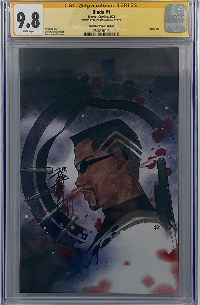 BLADE #1 | 1:50 PEACH MOMOKO VIRGIN VARIANT | CGC SS 9.8