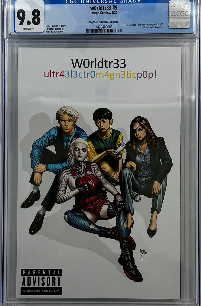 W0RLDTR33 #9 | MICO SUAYAN C2E2 EXCLUSIVE VARIANT LIMITED TO 500 W/COA | CGC 9.8