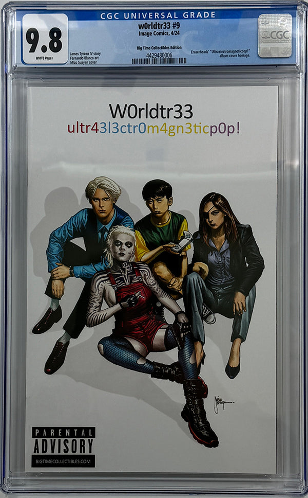 W0RLDTR33 #9 | MICO SUAYAN C2E2 EXCLUSIVE VARIANT LIMITED TO 500 W/COA | CGC 9.8