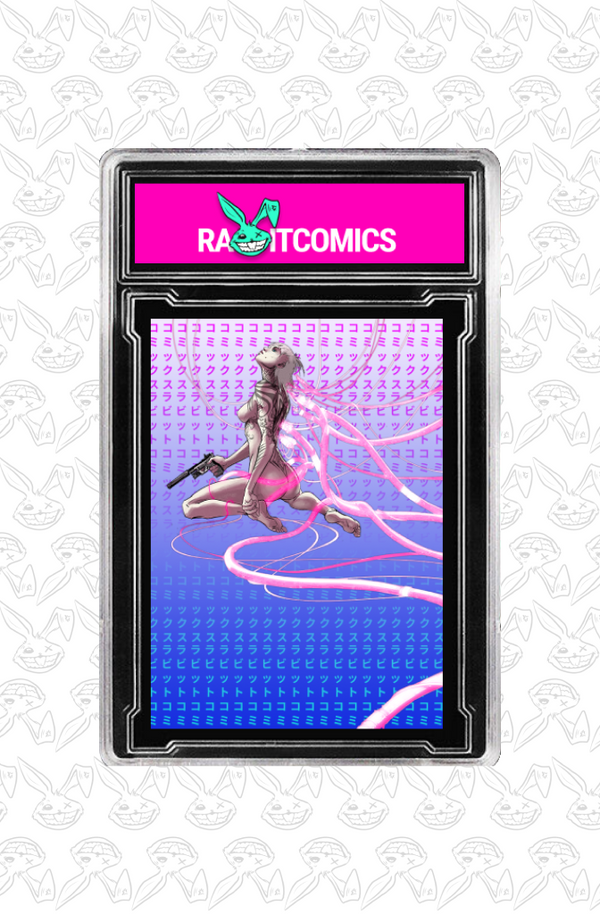 W0RLDTR33 GHOST IN THE SHELL PINK TRADING CARD | LIMITED TO 150
