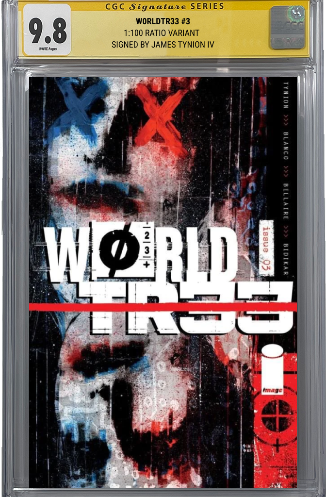 W0RLDTR33 #3 | SIMMONDS 1:100 RATIO VARIANT | CGC SS 9.8