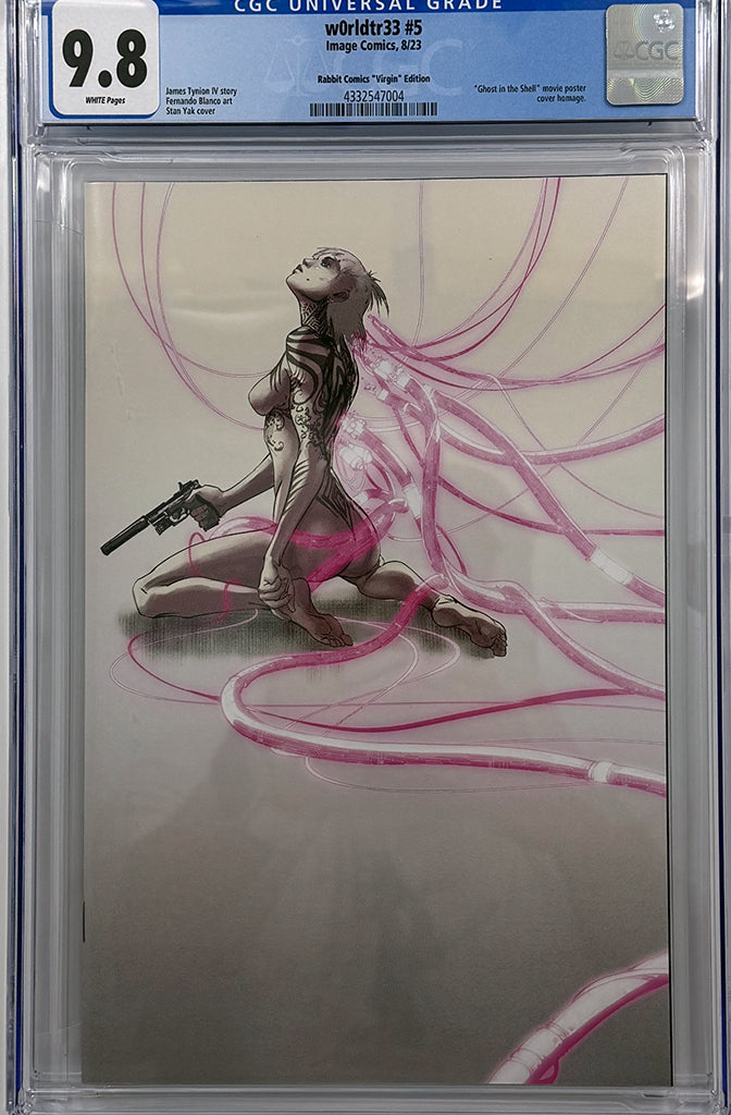 W0RLDTR33 #5 | STAN YAK GHOST IN THE SHELL VIRGIN VARIANT | CGC 9.8