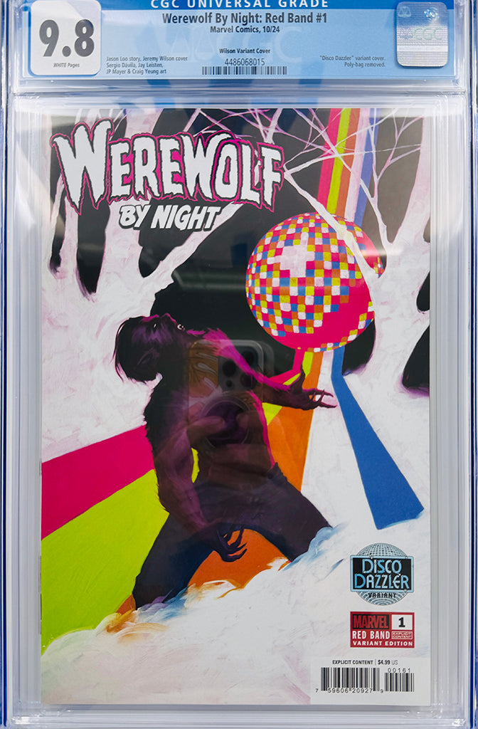 WEREWOLF BY NIGHT: RED BAND #1 | JEREMY WILSON DISCO DAZZLER VARIANT | CGC 9.8