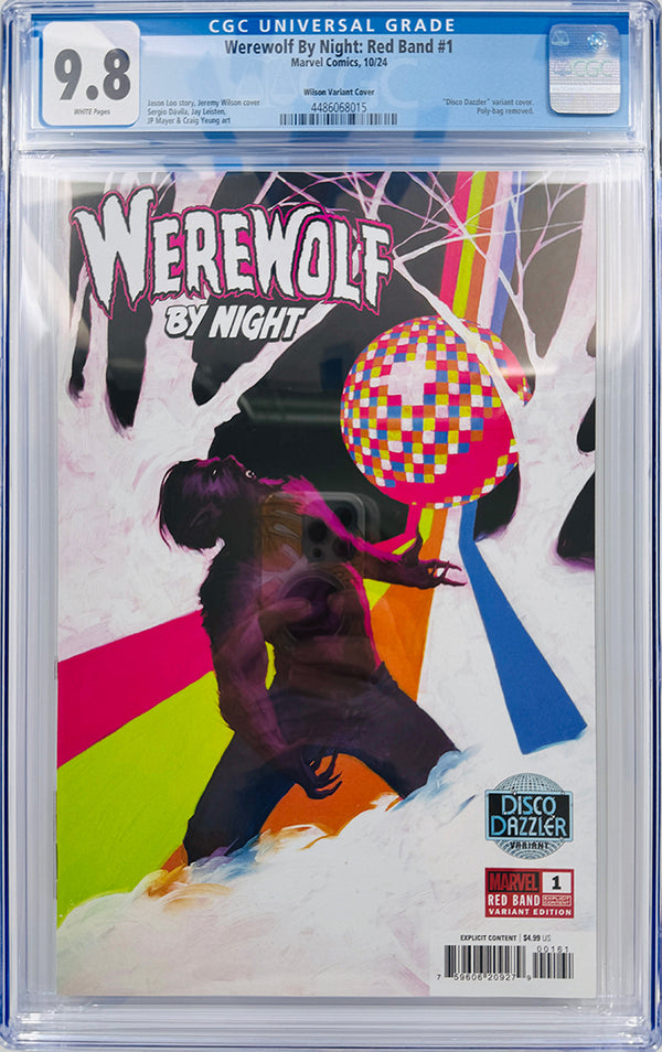 WEREWOLF BY NIGHT: RED BAND #1 | JEREMY WILSON DISCO DAZZLER VARIANT | CGC 9.8