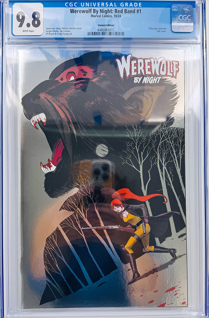 WEREWOLF BY NIGHT: RED BAND #1 | MARCOS MARTIN FOIL VARIANT | CGC 9.8