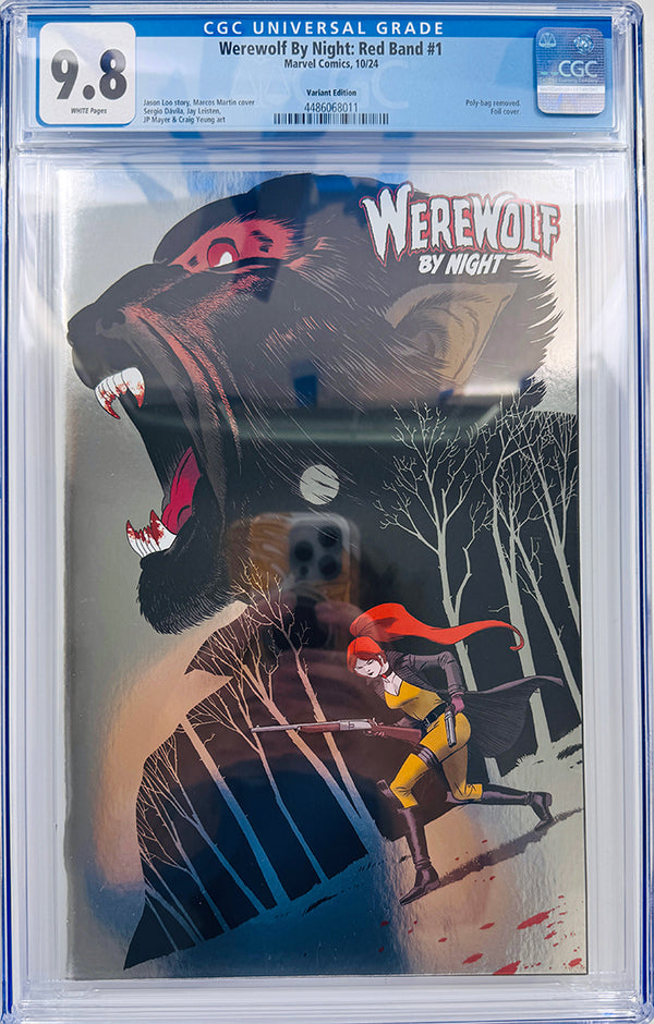 WEREWOLF BY NIGHT: RED BAND #1 | MARCOS MARTIN FOIL VARIANT | CGC 9.8