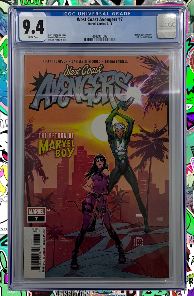 West Coast Avengers #7 | 1st App of Jeff The Land Shark | CGC 9.4