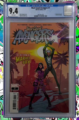 West Coast Avengers #7 | 1st App of Jeff The Land Shark | CGC 9.4