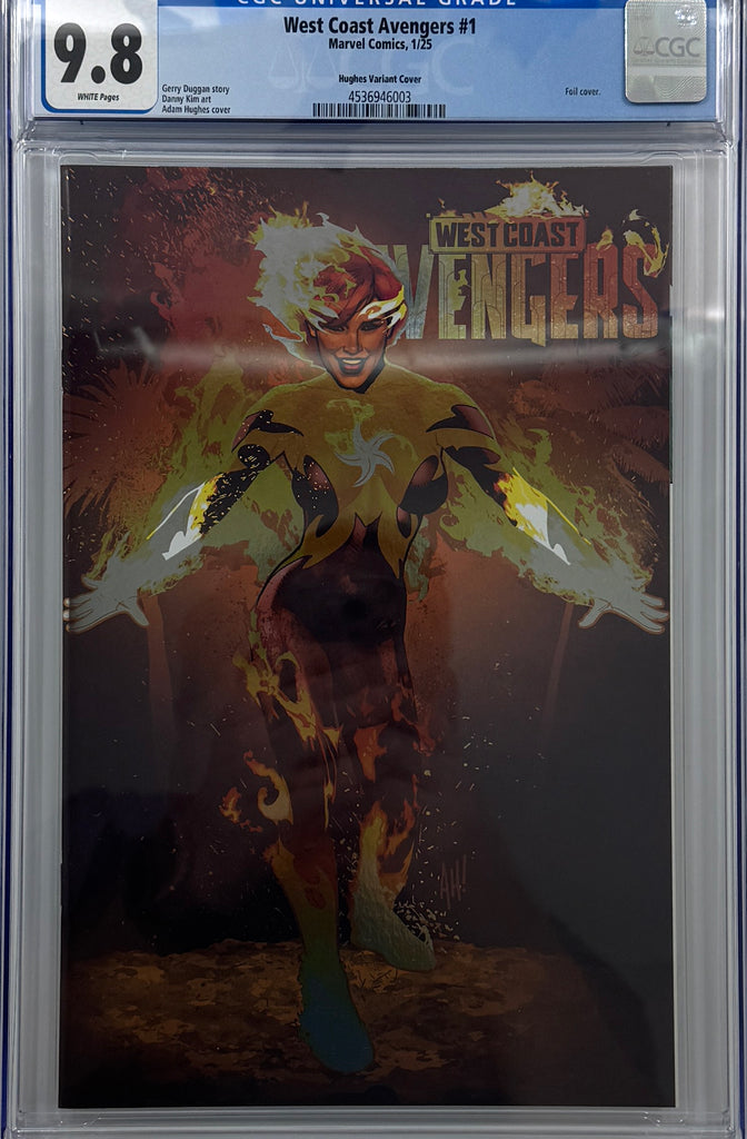 WEST COAST AVENGERS #1 | ADAM HUGHES FOIL VARIANT | CGC 9.8