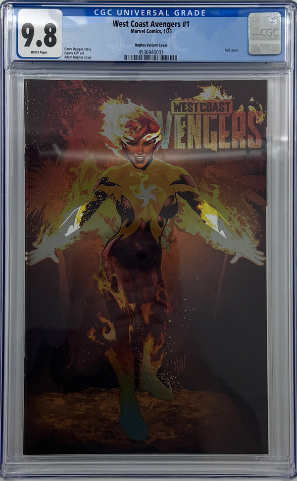 WEST COAST AVENGERS #1 | ADAM HUGHES FOIL VARIANT | CGC 9.8