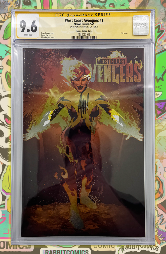 WEST COAST AVENGERS #1 | ADAM HUGHES FOIL VARIANT | CGC SS 9.6