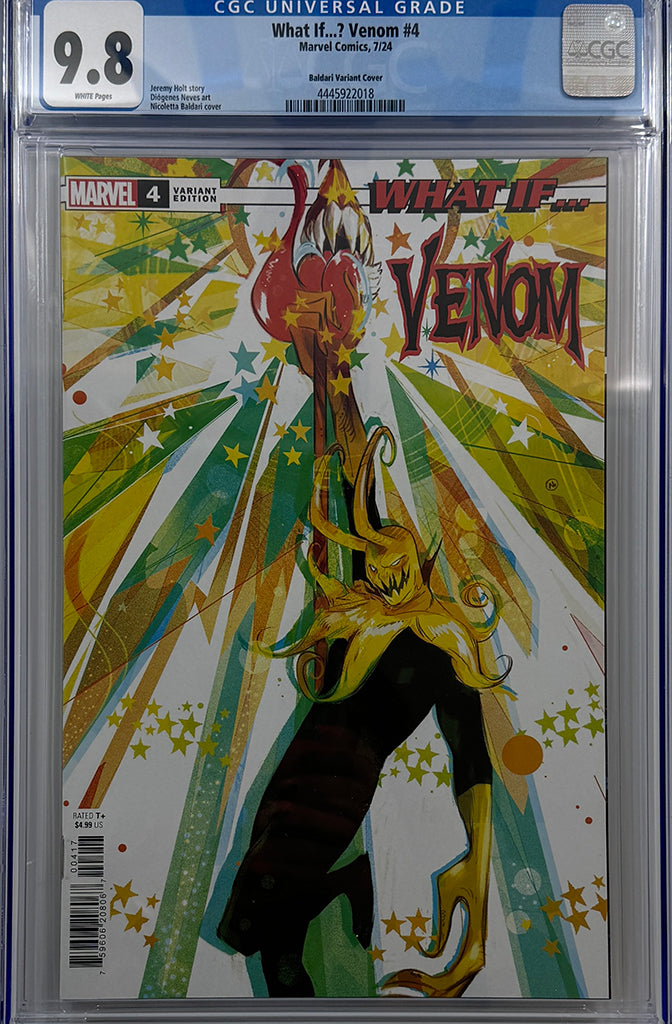 WHAT IF...? VENOM #4 | NICOLETTA BALDARI 1:25 RATIO VARIANT | CGC 9.8