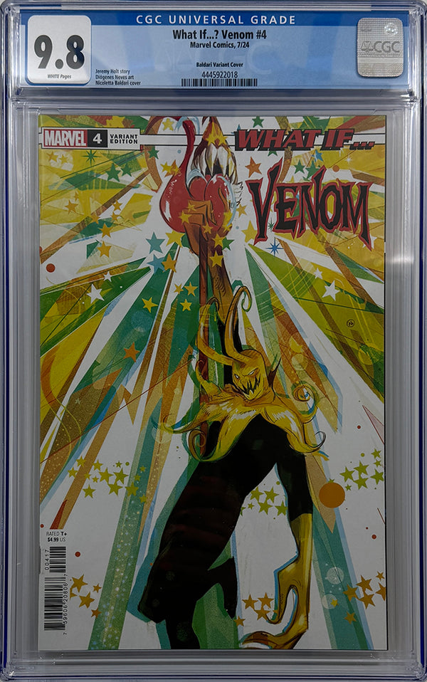 WHAT IF...? VENOM #4 | NICOLETTA BALDARI 1:25 RATIO VARIANT | CGC 9.8