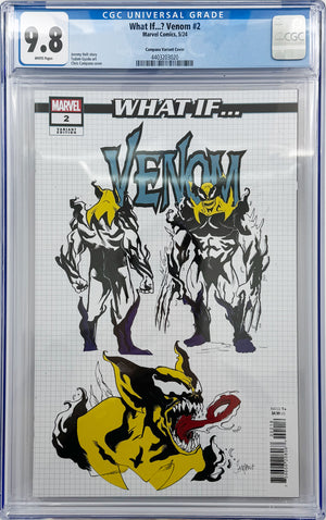 WHAT IF...? VENOM #2 | 1:10 INCENTIVE RATIO CHRIS CAMPANA DESIGN VARIANT | CGC 9.8