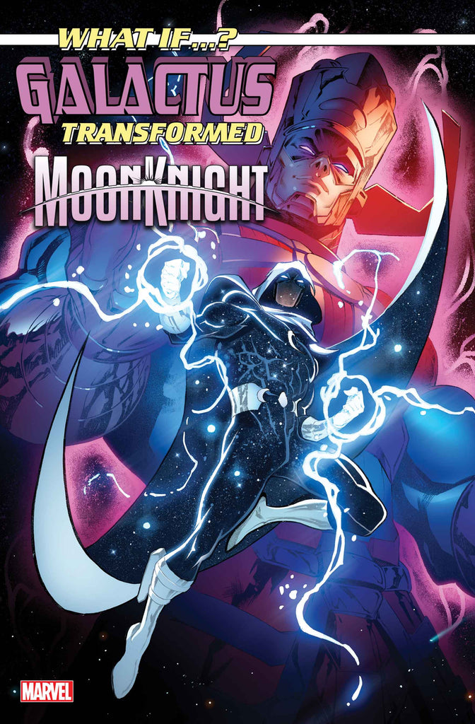WHAT IF...? GALACTUS: GALACTUS TRANSFORMED MOON KNIGHT? #1 | IBAN COELLO VARIANT |