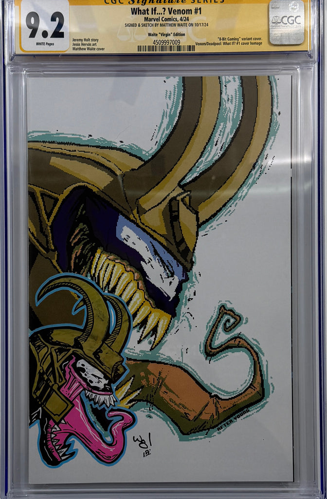 WHAT IF VENOM #1 | Matthew Waite Variant | CGC SS + REMARK 9.2