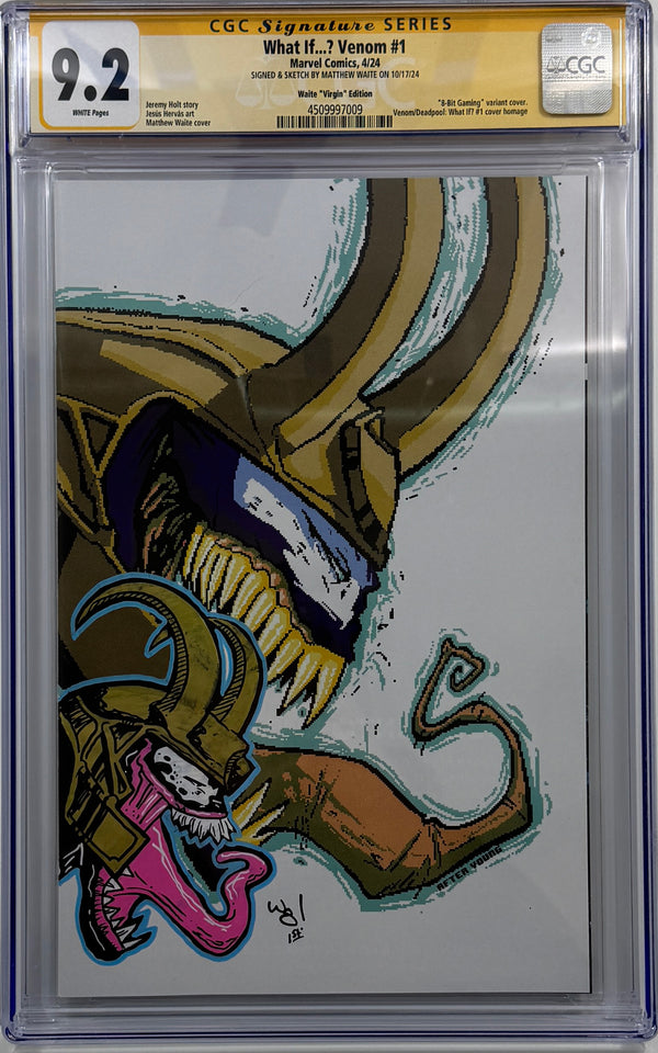 WHAT IF VENOM #1 | Matthew Waite Variant | CGC SS + REMARK 9.2