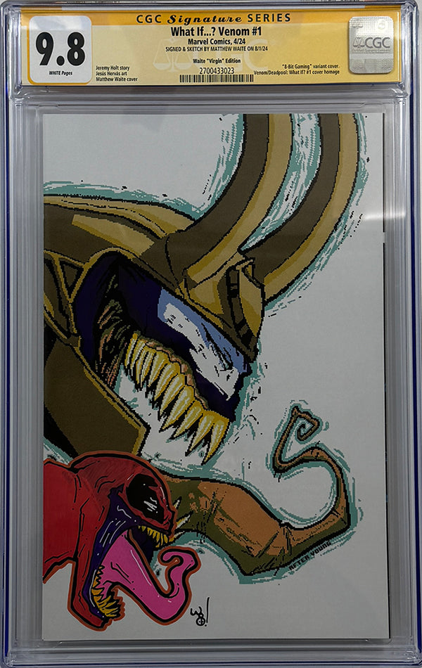 WHAT IF VENOM #1 | Matthew Waite Variant | CGC SS + REMARK 9.8 (A)