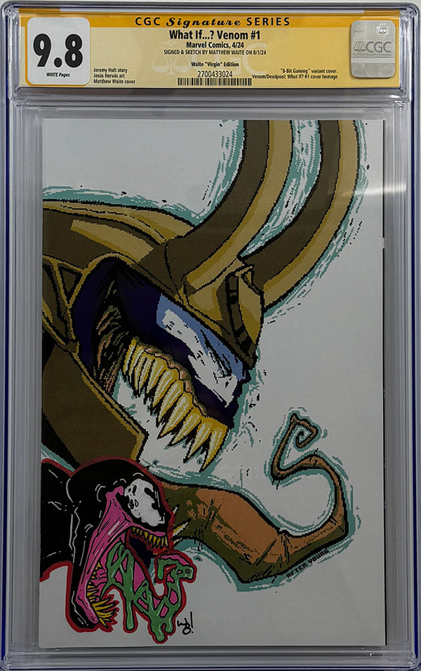 WHAT IF VENOM #1 | Matthew Waite Variant | CGC SS + REMARK 9.8 (B)