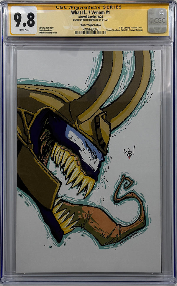 WHAT IF VENOM #1 | Matthew Waite Virgin Variant | CGC SS 9.8