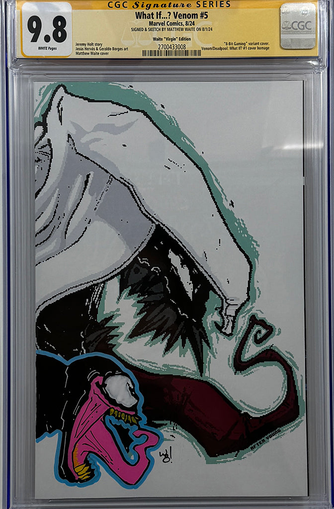 WHAT IF VENOM #5 | Matthew Waite Virgin Variant | CGC SS + REMARK 9.8 (A)