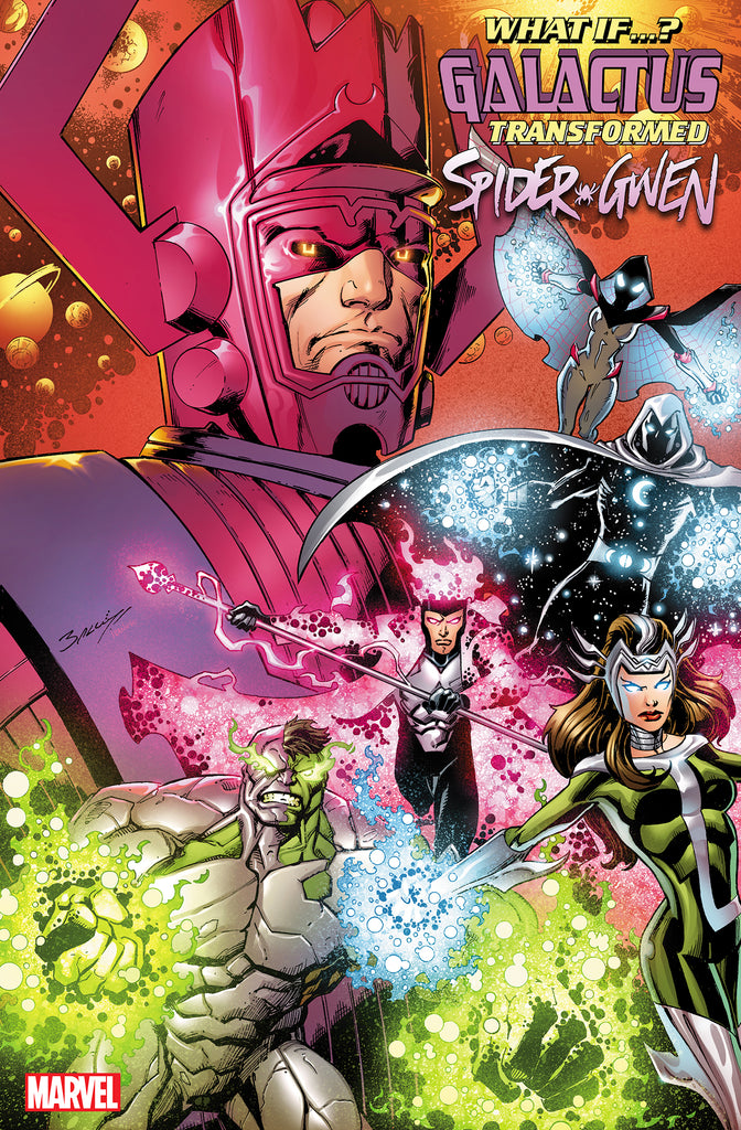 WHAT IF...? GALACTUS: GALACTUS TRANSFORMED SPIDER-GWEN? #1 | MARK BAGLEY VARIANT