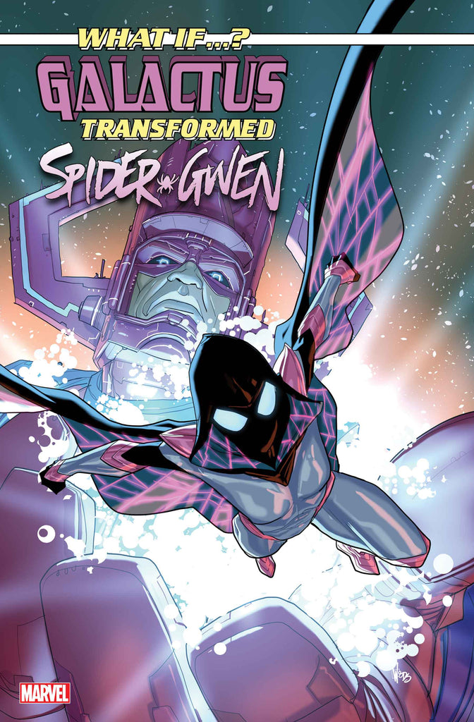WHAT IF...? GALACTUS: GALACTUS TRANSFORMED SPIDER-GWEN? #1 | PETE WOODS VARIANT