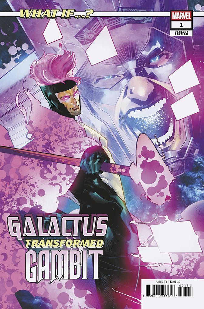 WHAT IF...? GALACTUS: GALACTUS TRANSFORMED GAMBIT? #1 | EDWIN GALMON VARIANT