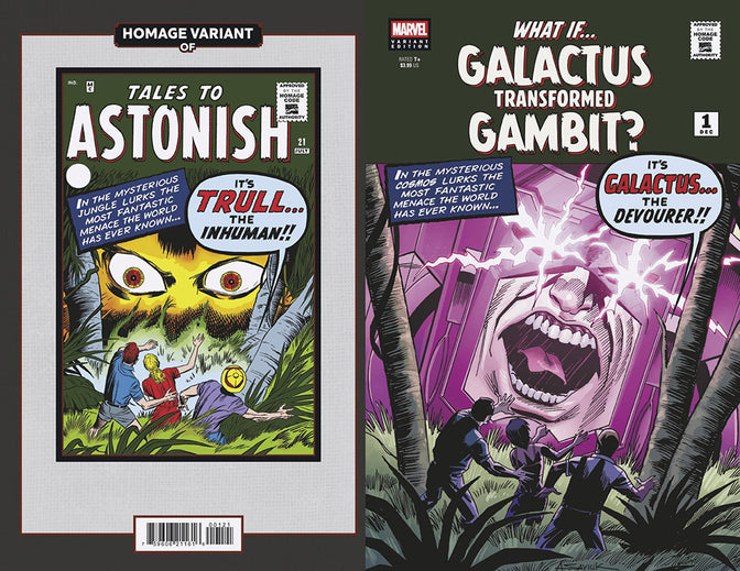 WHAT IF...? GALACTUS: GALACTUS TRANSFORMED GAMBIT? #1 | ALEX SAVIUK SCI-FI HOMAGE VARIANT