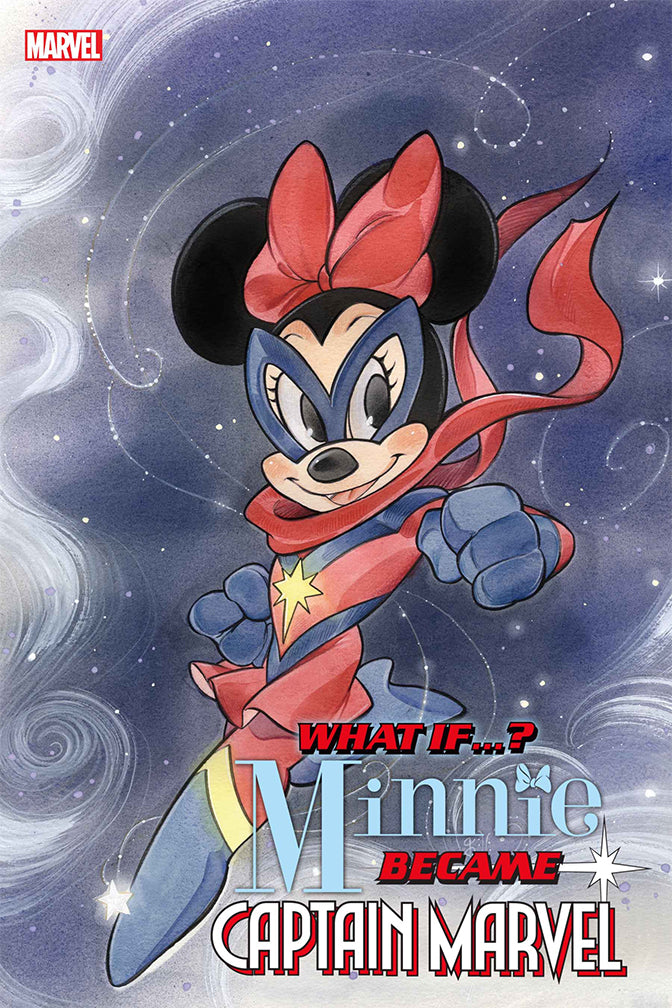 WHAT IF...? MINNIE BECAME CAPTAIN MARVEL #1 PEACH MOMOKO VARIANT