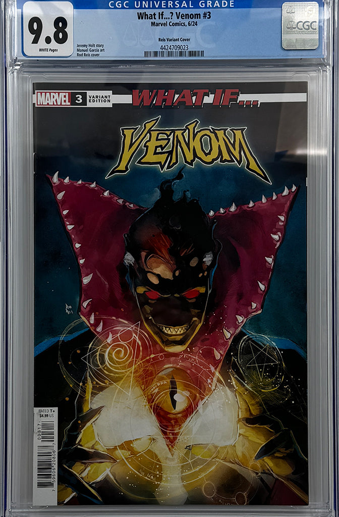 WHAT IF...? VENOM #3 | ROD REIS 1:25 RATIO VARIANT | CGC 9.8