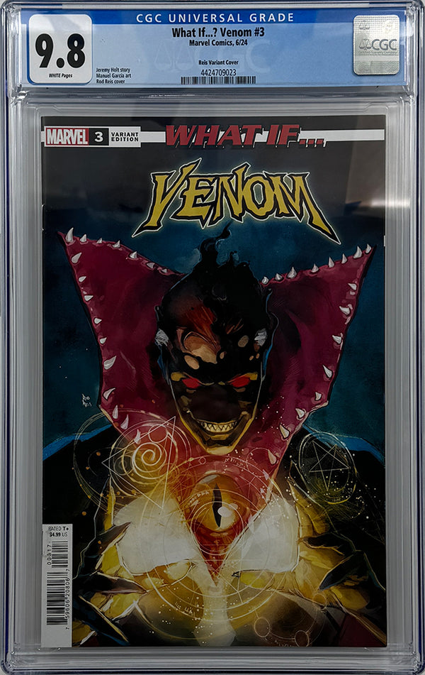 WHAT IF...? VENOM #3 | ROD REIS 1:25 RATIO VARIANT | CGC 9.8