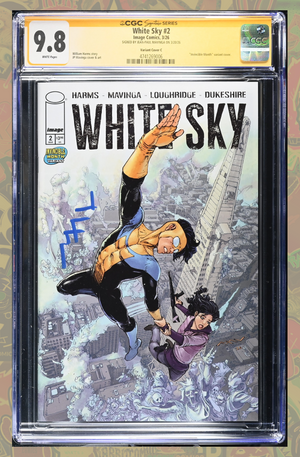 WHITE SKY #2 CVR C JP MAVINGA INVINCIBLE TEAM UP VAR | CGC SS 9.8