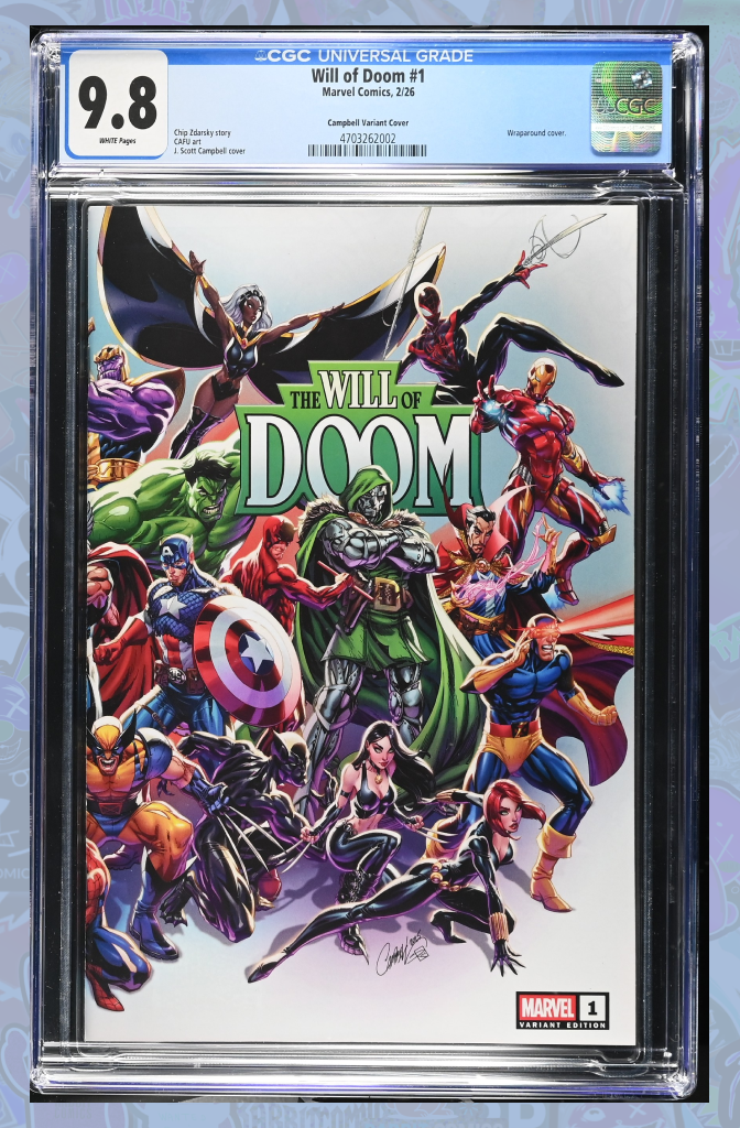 The Will Of Doom #1 Campbell Variant | CGC 9.8