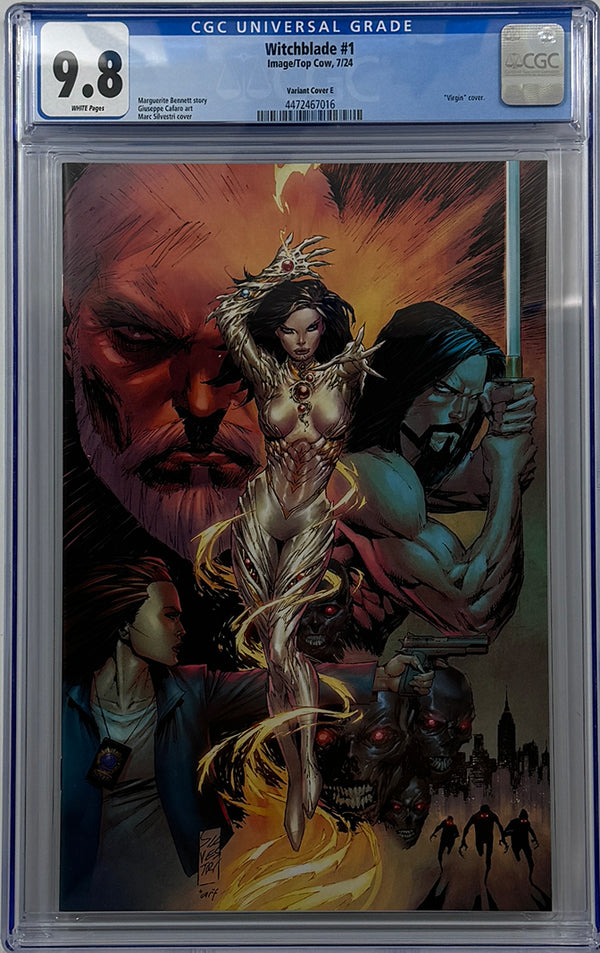 WITCHBLADE #1 (2024) |  CVR E INC 1:25 MARC SILVESTRI VARIANT | CGC 9.8