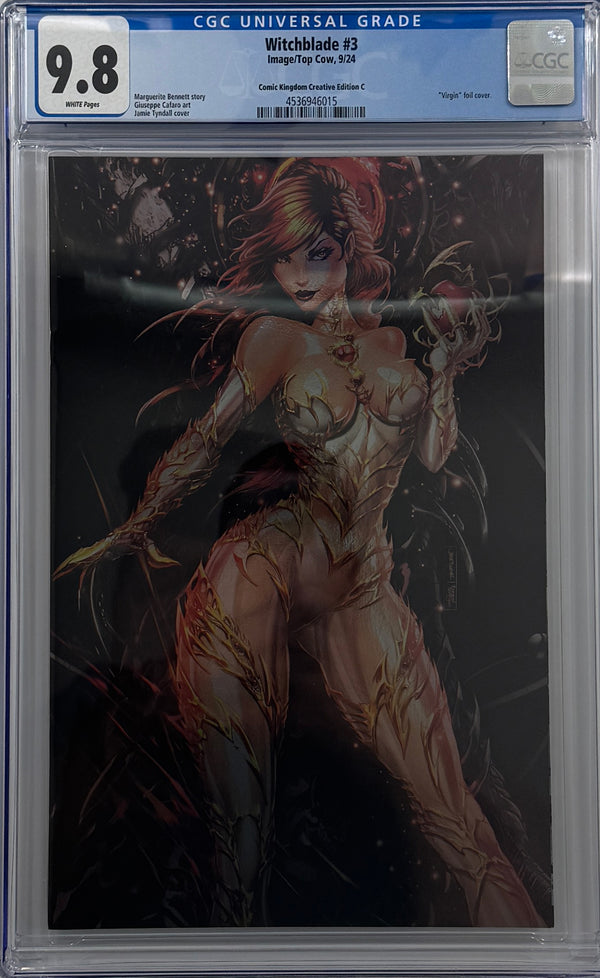 WITCHBLADE #3 | JAMIE TYNDALL NYCC FOIL | CGC 9.8