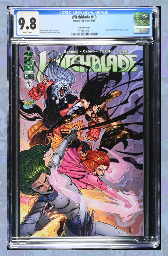 Witchblade #19 Cover E Guiseppe Cafaro & Arif Prianto Invincible Team Up Variant | CGC 9.8