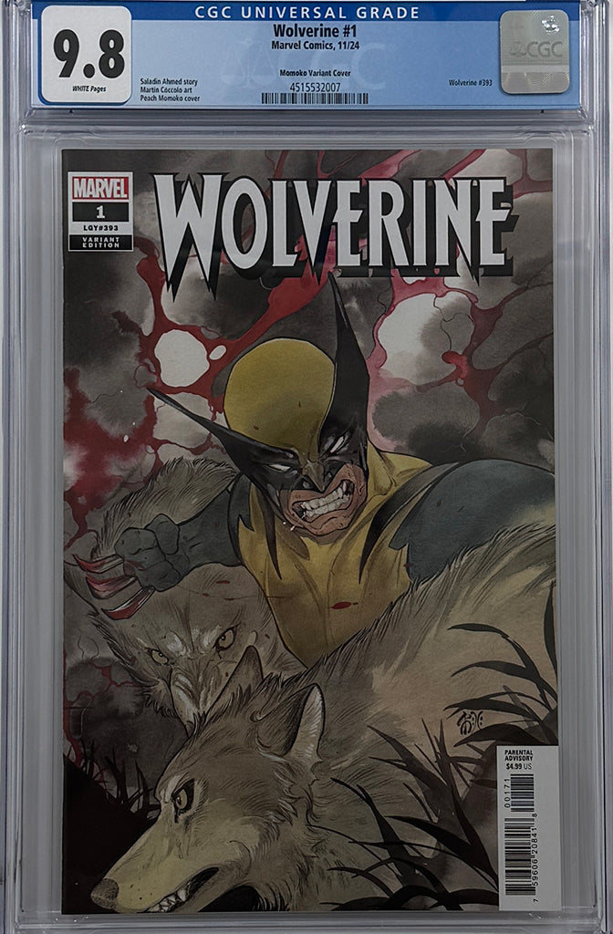 WOLVERINE #1 | PEACH MOMOKO VARIANT | CGC 9.8