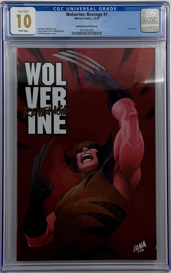 WOLVERINE: REVENGE #1 | DAVID NAKAYAMA FOIL VARIANT | CGC 10